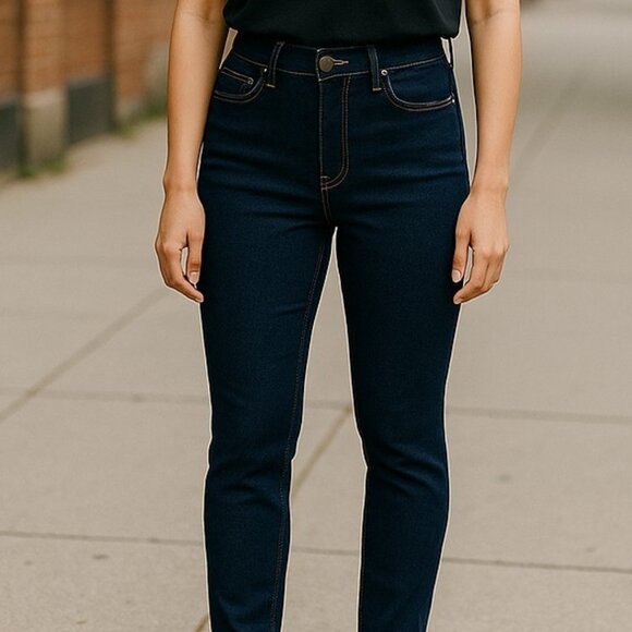 No Boundaries Women’s Jeans Size 17 Juniors High Rise Skinny Blue Denim NWT - Picture 7 of 13